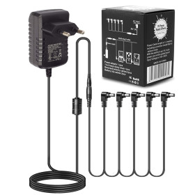 PACK D'ALIMENTATION 9V 1A + CHAINE 5 SORTIES - CP07A - CALINE®