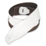 SANGLE CUIR LISSE MOTIF SURPIQURE - BLANC - GL01503 - SOLDIER®