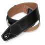 SANGLE CUIR LISSE MOTIF SURPIQURE - NOIR - GL01501 - SOLDIER®