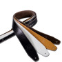 SANGLE CUIR LISSE - NOIR - GL01401 - SOLDIER®