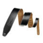SANGLE CUIR LISSE - NOIR - GL01401 - SOLDIER®