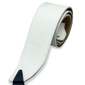 SANGLE CUIR LISSE - BLANC ARCTIQUE - GL01403 - SOLDIER®