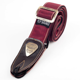 SANGLE JEAN LUXE TISSÉ - ROUGE - 131003 - SOLDIER®