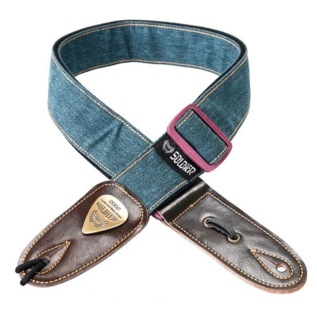 SANGLE PREMIUM JEAN TISSÉ - CLASSIC DENIM BLUE - 130702 - SOLDIER®