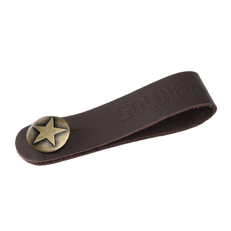ATTACHE SANGLE DE GUITARE EN CUIR - MATT BROWN & STAR - BS01MB - SOLDIER®