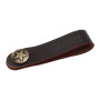 ATTACHE SANGLE DE GUITARE EN CUIR - SHINING BROWN & STAR - BS01SB - SOLDIER®