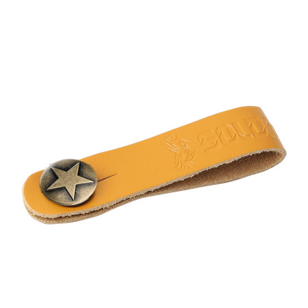 ATTACHE SANGLE DE GUITARE EN CUIR - TAN & STAR - BS01TA - SOLDIER®