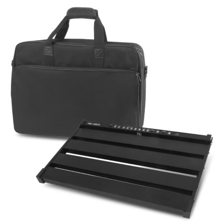 PEDALBOARD ALIMENTÉ 10 SORTIES AVEC SACOCHE DE TRANSPORT - 58CM - CB102A - CALINE®