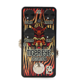 MINI PÉDALE D'EFFETS - TIGER EYE DISTORTION - G001 - CALINE®