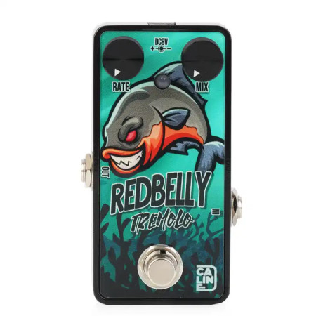 MINI PÉDALE D'EFFETS - RED BELLY TREMOLO - G007 - CALINE®