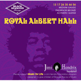 CORDES - ACOUSTIC JIMI HENDRIX - ROYAL ALBERT HALL - MEDIUM 13/56 - NJH1356P - BLACK DIAMOND®