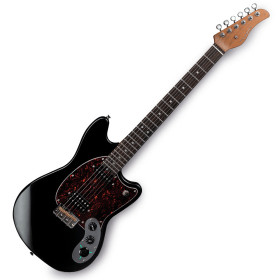 GUITARE ELECTRIQUE NOUVELLE GÉNÉRATION AVEC MULTI-EFFETS DSP INTÉGRÉS - E1000 - PEARL BLACK - FLAMMA®
