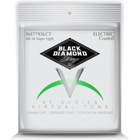 CORDES - ELECTRIC NICKEL VCI COATED - EXTRA SUPER LIGHT 08/38 - N477XSLCT - BLACK DIAMOND®