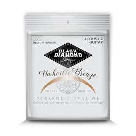 CORDES - ACOUSTIC NASHVILLE PARABOLIC BRONZE NICKEL INFUSED - 12/54 - N600NV - BLACK DIAMOND®