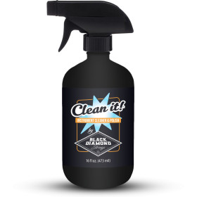 NETTOYANT CORDES & INSTRUMENTS - CLEAN IT ! - GRANDE BOUTEILLE 473ML - NP16OZ - BLACK DIAMOND®