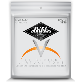 CORDES - BASSE NICKEL NATURAL NPS8 - MEDIUM 45/105 - N500M37 - BLACK DIAMOND®