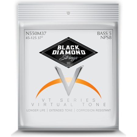CORDES - BASSE NICKEL NATURAL NPS8 - MEDIUM 45/125 - N550M37 - BLACK DIAMOND®