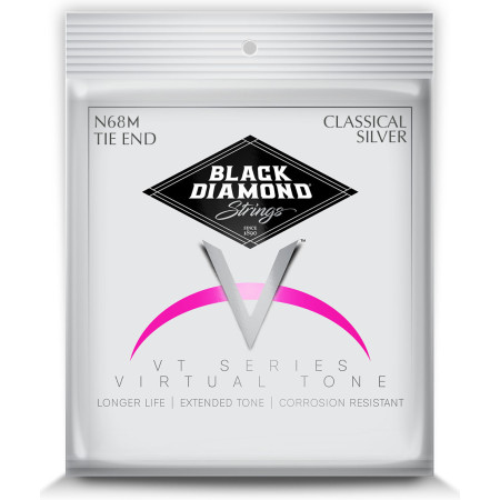 CORDES - CLASSIQUE ARGENTÉ - MEDIUM .280/.430 - N68M - BLACK DIAMOND®