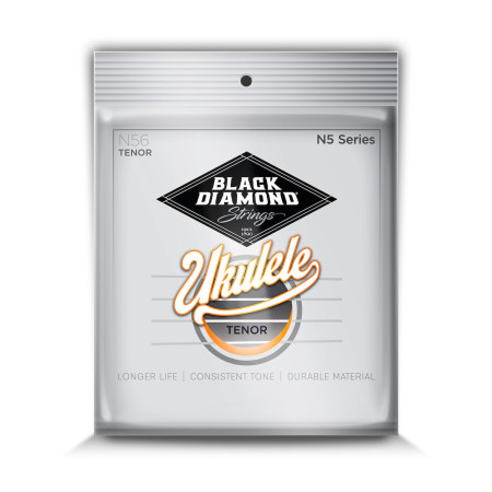 CORDES - UKULÉLÉ ARGENTÉ - SOPRANO 28/29 - N56 - BLACK DIAMOND®