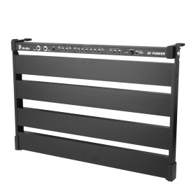 PEDALBOARD ALIMENTÉ 10 SORTIES + USB-C AVEC SACOCHE DE TRANSPORT - 58CM - CB108A - CALINE®