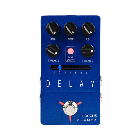 PÉDALE D'EFFETS - DELAY STÉRÉO - FS03 - FLAMMA®