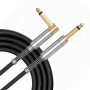 CABLE JACK 6.35 D/C - 3M - PVC BLACK - GROCABLE011 - GROOVIT®