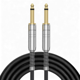 CABLE JACK 6.35 D/D - 6M - PVC BLACK - GROCABLE013 - GROOVIT®