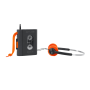 LECTEUR RÉTRO DE CASSETTE PORTABLE AVEC CASQUE AUDIO FILAIRE - JACK 3.5 + BLUETOOTH - NOIR - MUSE