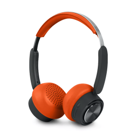 CASQUE AUDIO BLUETOOTH 5.4 ORANGE + MAINS LIBRES + LONGUE AUTONOMIE - MUSE