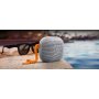 ENCEINTE BLUETOOTH PORTABLE 5W - PREMIUM AVEC BASS BOOST - IPX4 - GRIS - MUSE