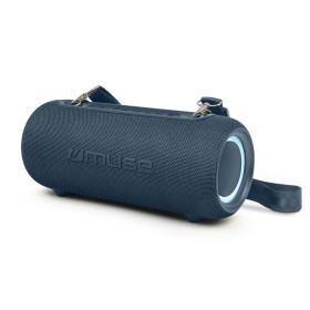 ENCEINTE BLUETOOTH PORTABLE 30W - IPX5 - EFFETS LUMINEUX - BLEU - MUSE