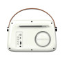 ENCEINTE BLUETOOTH PORTABLE RETRO ALMA 5W + RADIO FM - BLANC - LEDWOOD