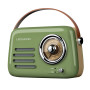 ENCEINTE BLUETOOTH PORTABLE RETRO ALMA 5W + RADIO FM - VERT - LEDWOOD