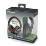CASQUE AUDIO BLUETOOTH PREMIUM ASPECT CUIR MARRON + MAINS LIBRES - MUSE