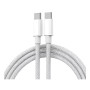 CABLE CHARGE RAPIDE ET SYNCHRO USB-C VERS USB-C 2M (240W) - TISSÉ - MYQT3ZM/A - ORIGINE APPLE