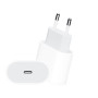 CHARGEUR SECTEUR RAPIDE USB-C 20W PD BLANC - MUVV3ZM/A (2024) - ORIGINE APPLE