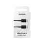 CABLE CHARGE & SYNCHRO USB-C VERS USB-C PD - LONGUEUR 1M - NOIR - EP-DA705BBE - ORIGINE SAMSUNG