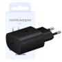 CHARGEUR SECTEUR RAPIDE USB-C 25W PD NOIR - EP-TA800NBE - ORIGINE SAMSUNG