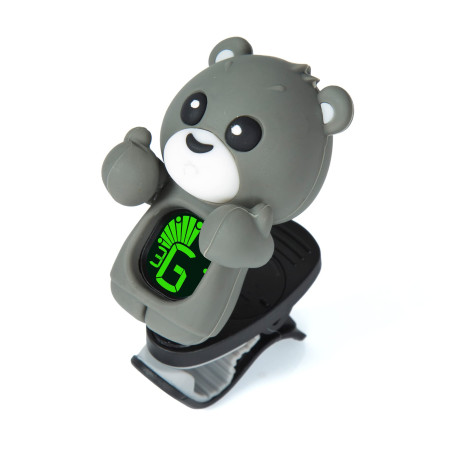 TUNER CLIP CHROMATIQUE - OURSON - GRIS - SWIFF®