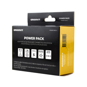 POWER PACK I - 9V 1A - 5 SORTIES + ACCESSOIRES - GROPWPACK001 - GROOVIT®