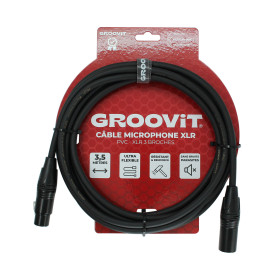 CABLE XLR - 3.5M - PVC - D7MM - M/F - GROOVIT®