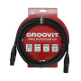 CABLE XLR - 3.5M - PVC - D7MM - M/F - GROOVIT®