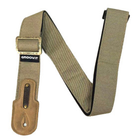 SANGLE JEAN LUXE TISSÉ - SAND BEIGE - GROSTRAP022 - GROOVIT®