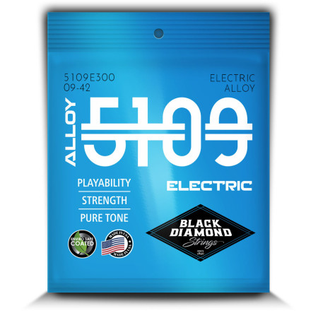 CORDES - ELECTRIC ALLOY5109 HEAVY ROCK 09/42 - BLACK DIAMOND®