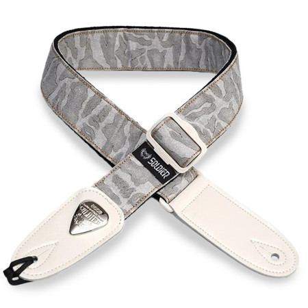 SANGLE TOILE STYLE CAMOUFLAGE - MOTIF GRIS - 1306C02 - SOLDIER®**