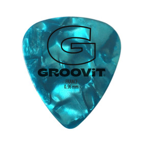 BULK DE 100 MÉDIATORS CELLULOÏDS - 0.96MM - GROOVIT®