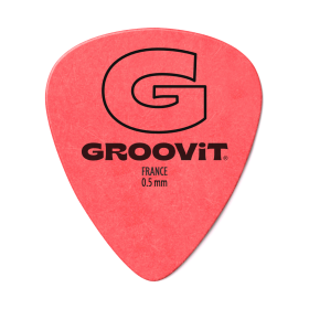 BULK DE 100 MÉDIATORS DELRIN SOFT TOUCH 0.5MM - GROOVIT®