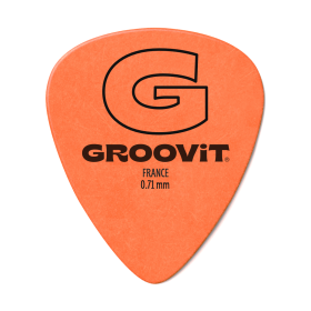 BULK DE 100 MÉDIATORS DELRIN SOFT TOUCH 0.71MM - GROOVIT® - H4 MUSIC