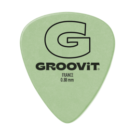 BULK DE 100 MÉDIATORS DELRIN SOFT TOUCH 0.88MM - GROOVIT® - H4 MUSIC