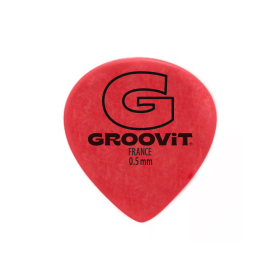 BULK DE 100 MÉDIATORS DELRIN SOFT TOUCH - JAZZ III 0.5MM - GROOVIT® - H4 MUSIC